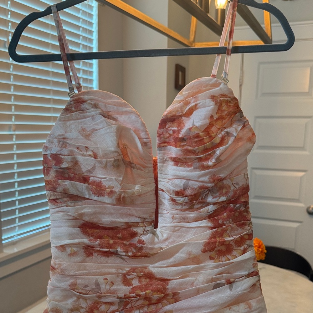 Zimmermann Cascadian floral strapless midi dress - Picture 6 of 11